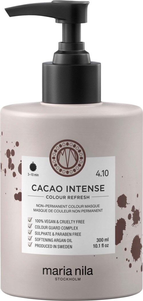 maria nila Colour Refresh Non-Permanent Colour Masque 4.10 Cacao Intense