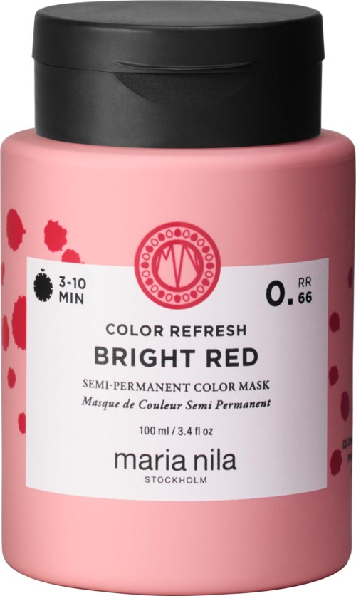 maria nila Colour Refresh Semi-Permanent Color Mask 0.66 Bright Red