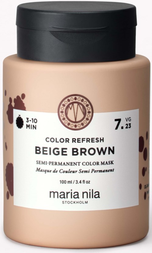 maria nila Colour Refresh Semi-Permanent Color Mask 7.23 Beige Brown