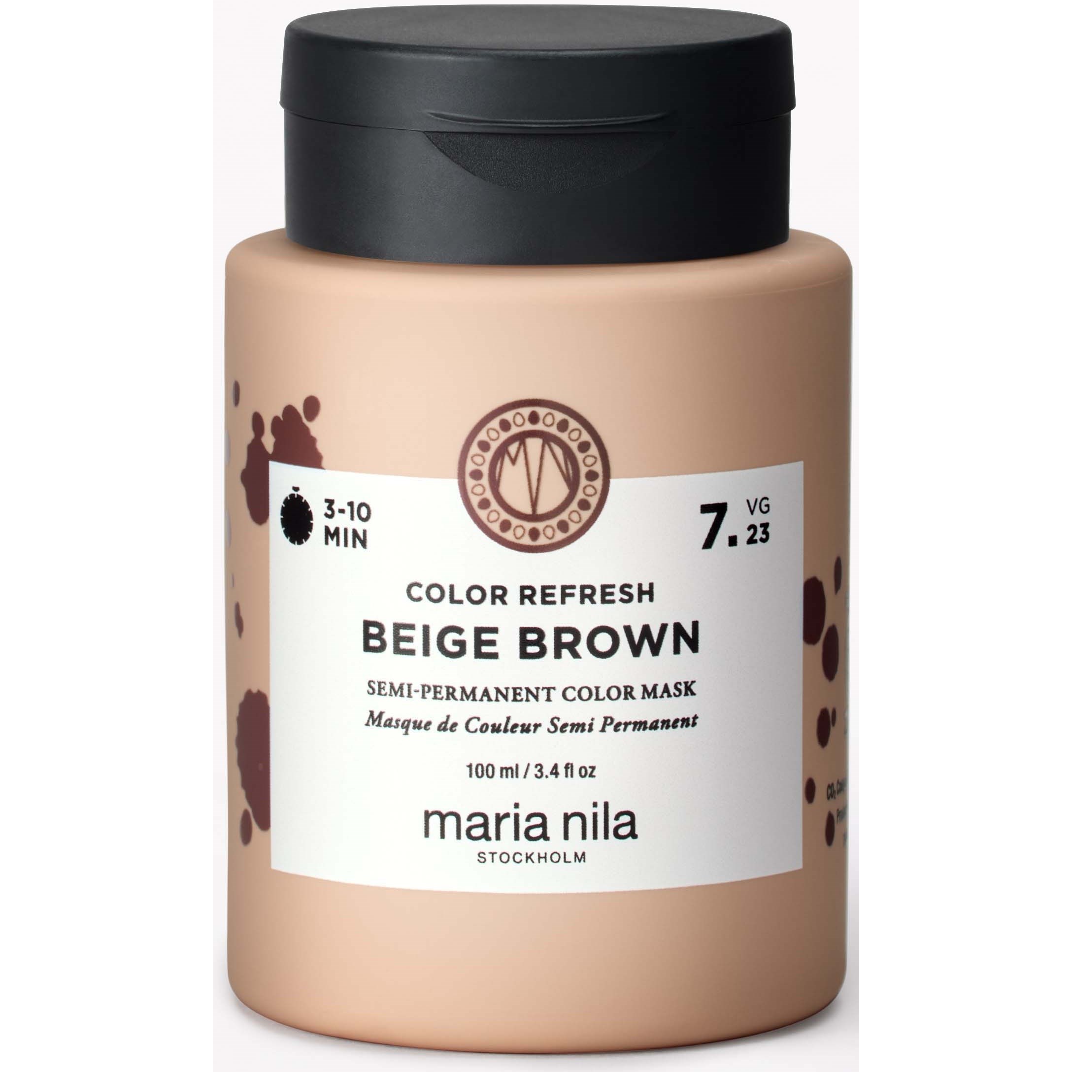 maria nila Colour Refresh Semi-Permanent Color Mask 7.23 Beige Br