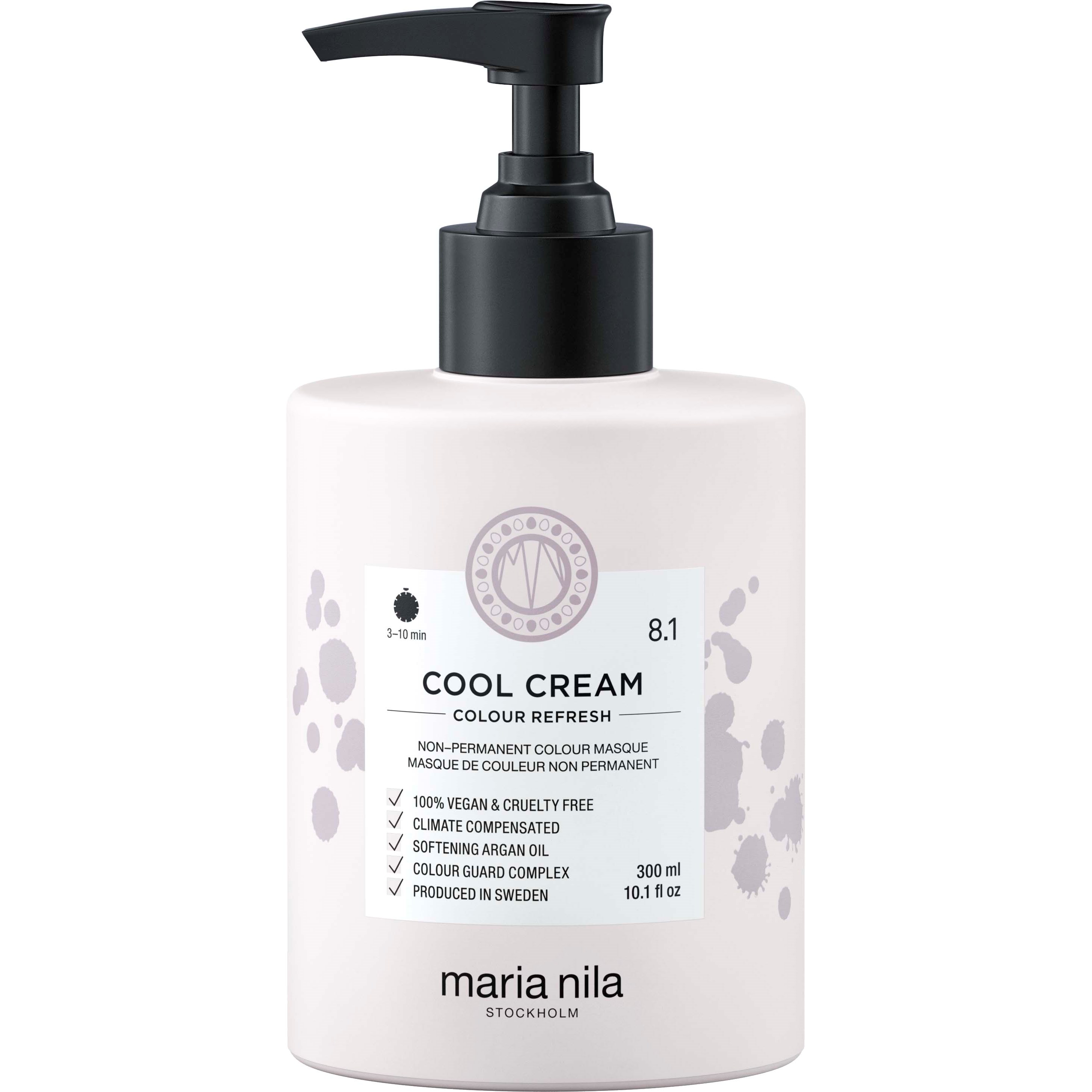 maria nila Colour Refresh Non-Permanent Colour Masque 8.1 Cool Cream