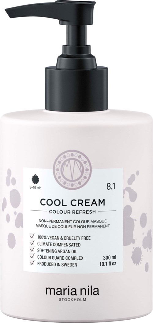 maria nila Colour Refresh Non-Permanent Colour Masque 8.1 Cool Cream