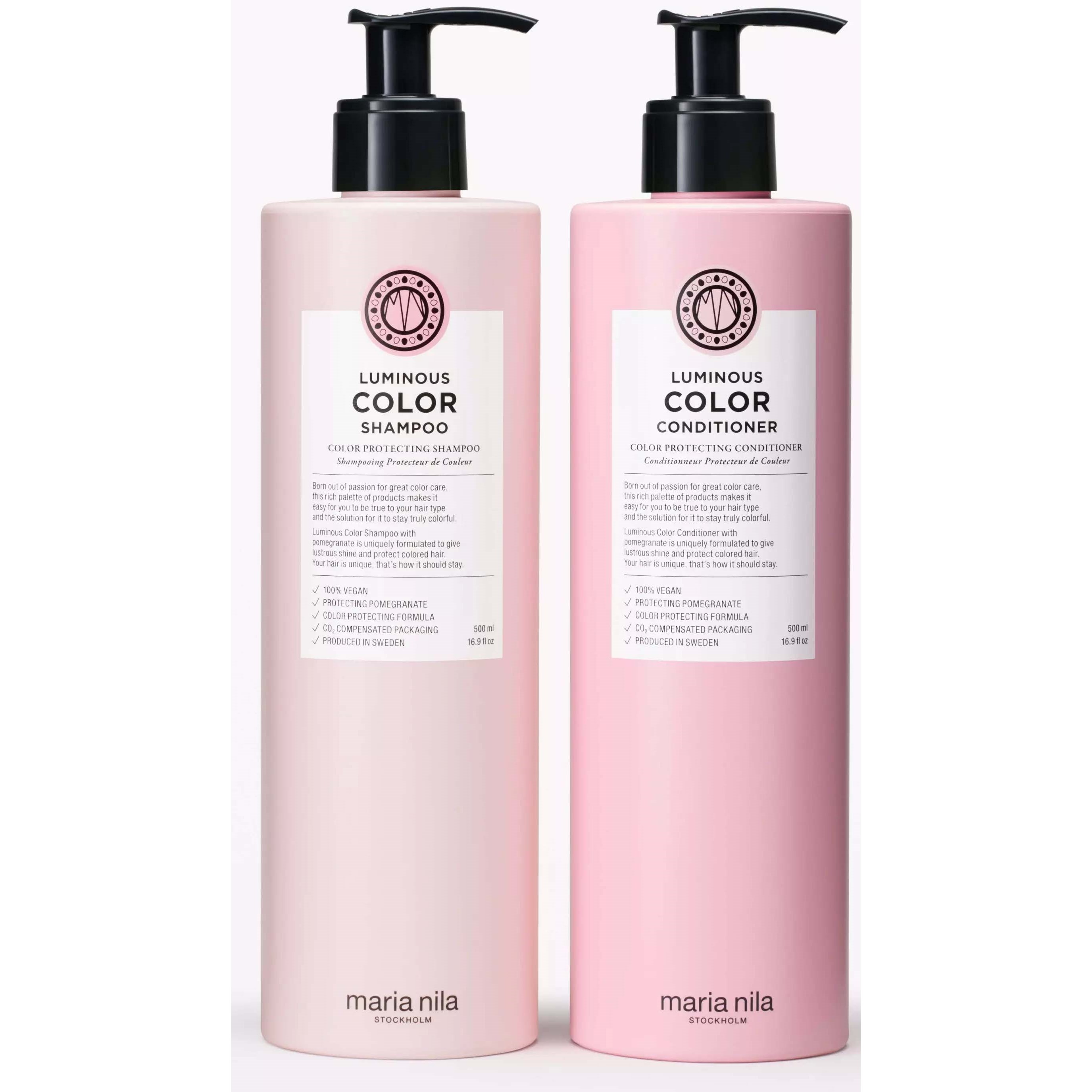 Alternativ bild 1 för Maria Nila Duo Bundle Luminous Colour 2x500 ml Kit - 1000 ml