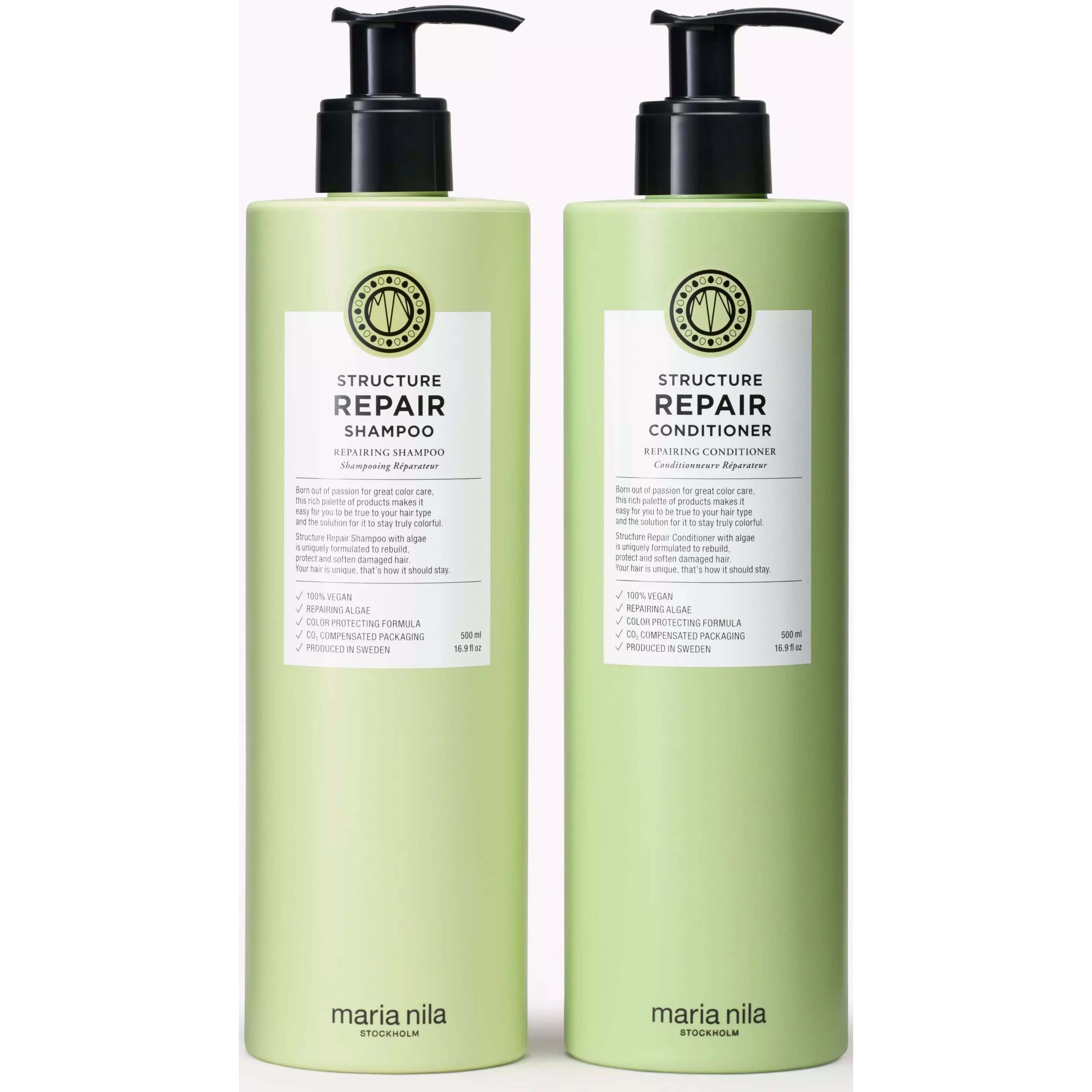 Alternativ bild 1 för Maria Nila Duo Bundle Structure Repair 2x500 ml Kit - 1000 ml