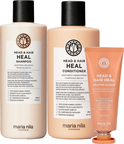 maria nila Head & Hair Heal Bundle Shampoo 350 ml & Conditioner 300 ml & Masque 50 ml
