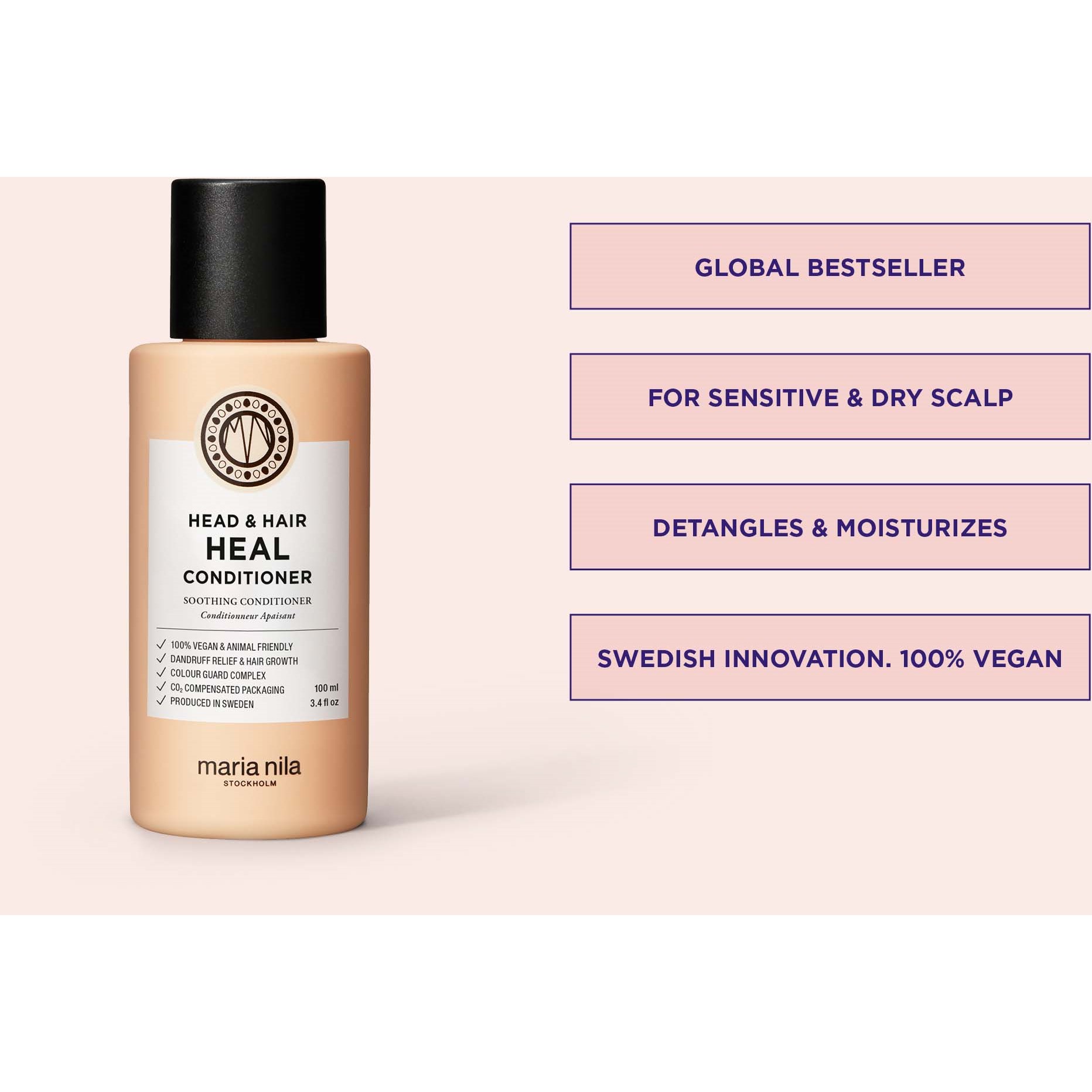 maria nila Head & Hair Heal Odżywka 100 ml (obrázok 3)