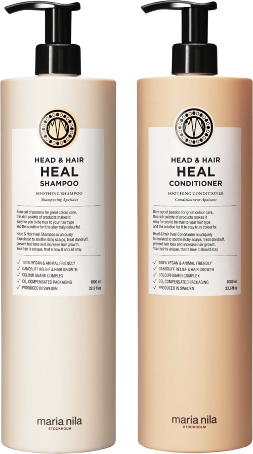 maria nila Head & Hair Heal Bundle Shampoo 1000 ml & Conditioner 1000 ml