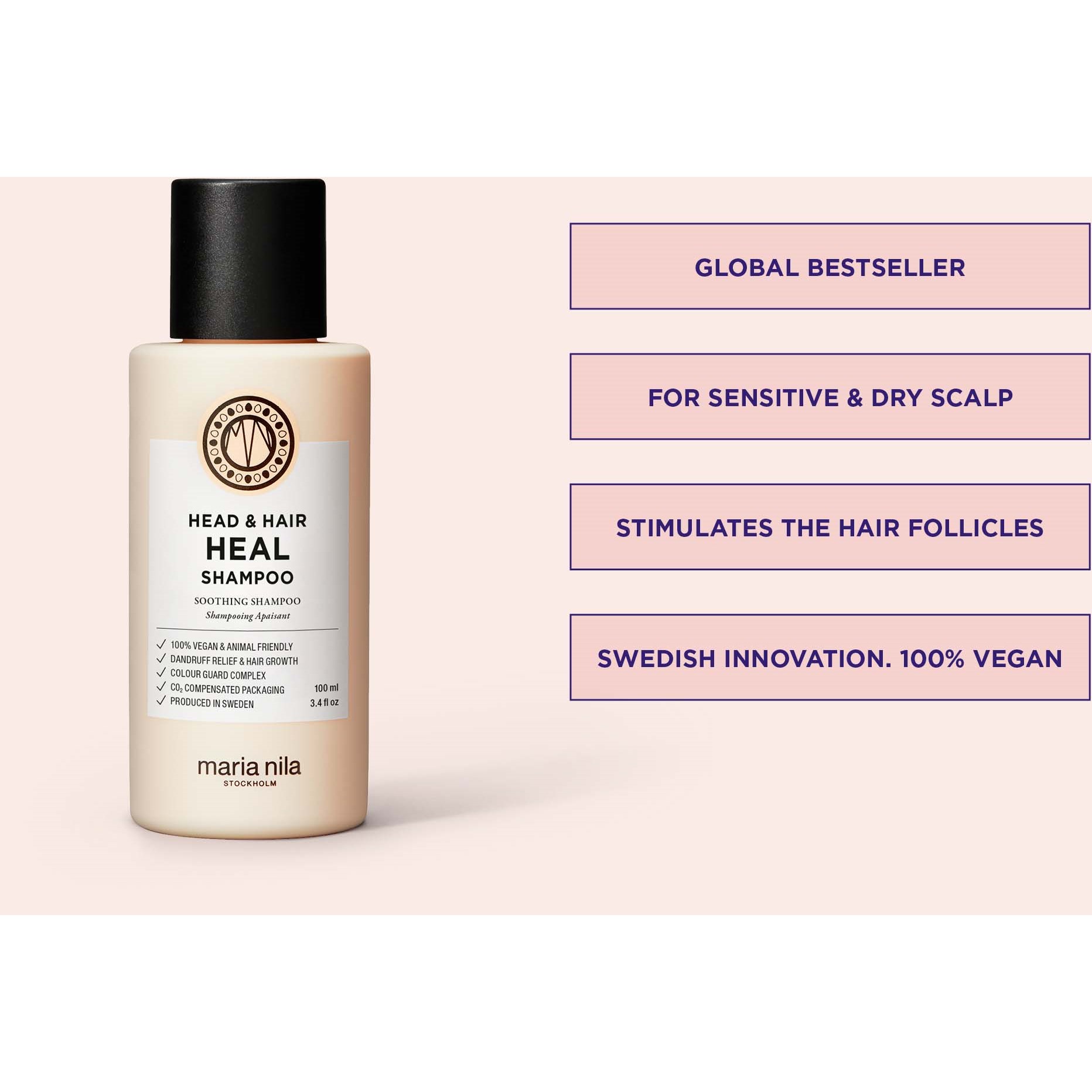 maria nila Head & Hair Heal Szampon 100 ml (obrázok 3)