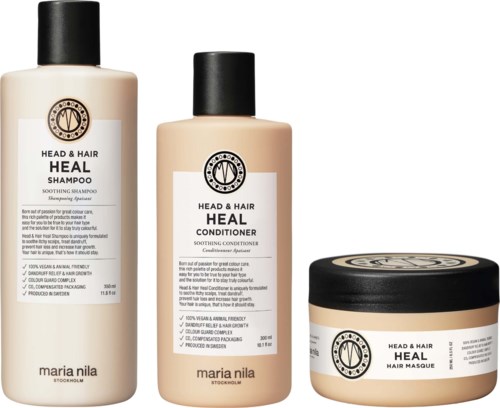 maria nila Head & Hair Heal Bundle Shampoo 350 ml & Conditioner 300 ml & Masque 250 ml