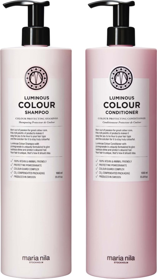 maria nila Luminous Colour Bundle Shampoo 1000 ml & Conditioner 1000 ml