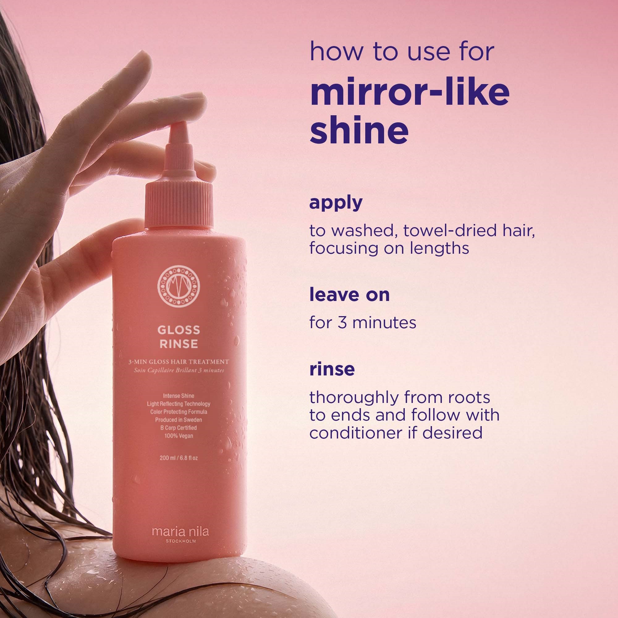maria nila Mirror Gloss Rinse 200 ml (zdjęcie 7)