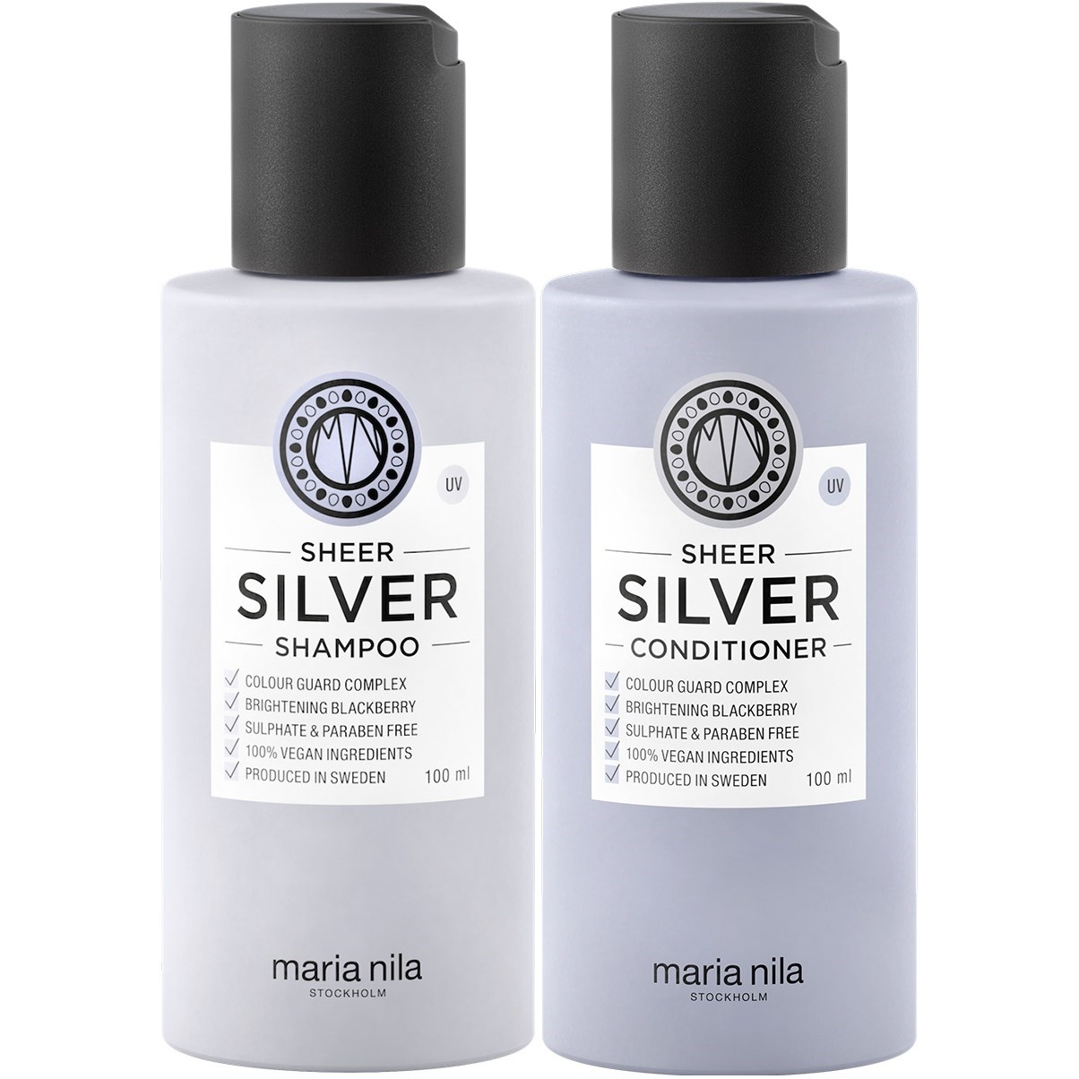 maria nila Sheer Silver Bundle Shampoo 100 ml & Conditioner 100