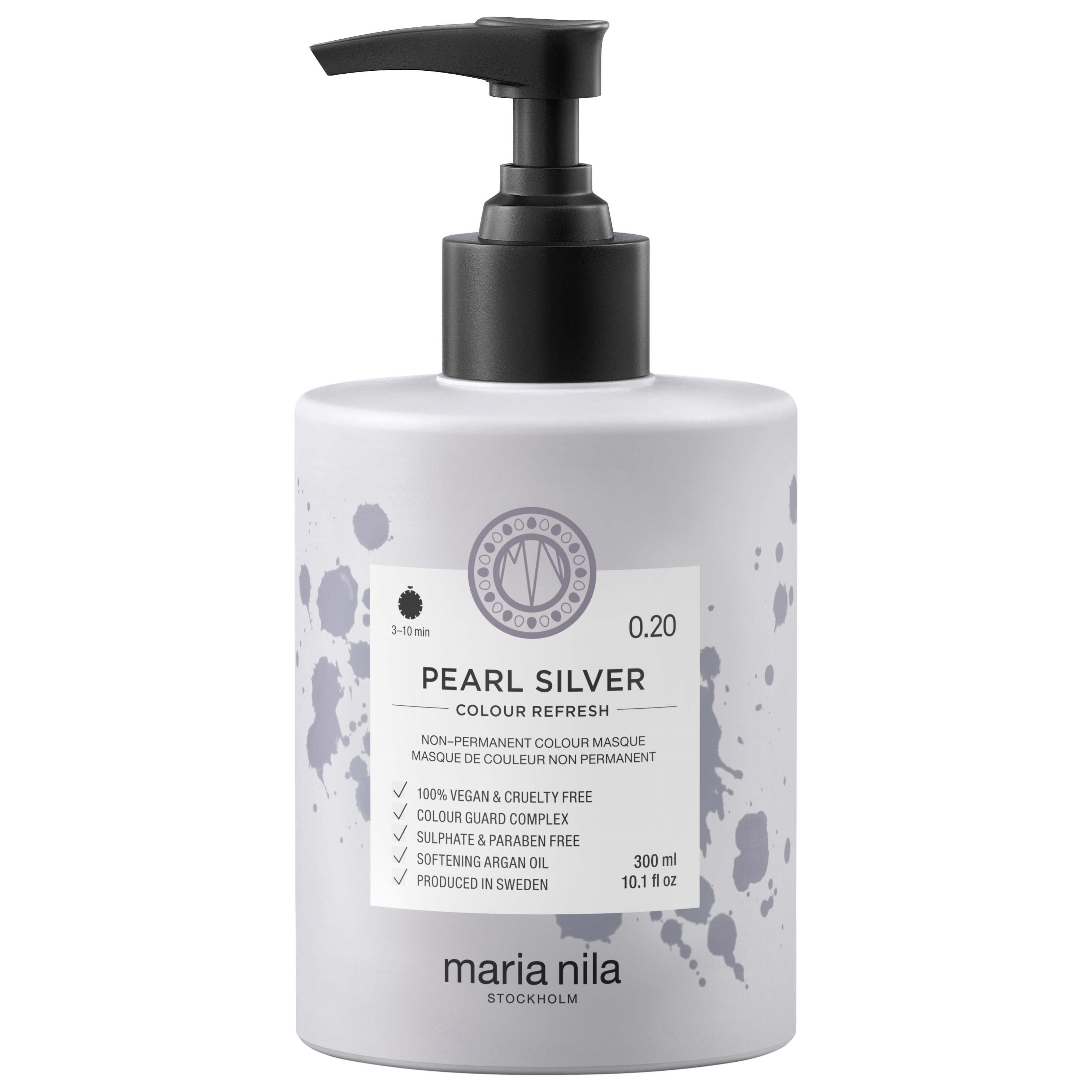 Läs mer om maria nila Colour Refresh Pearl Silver 300 ml