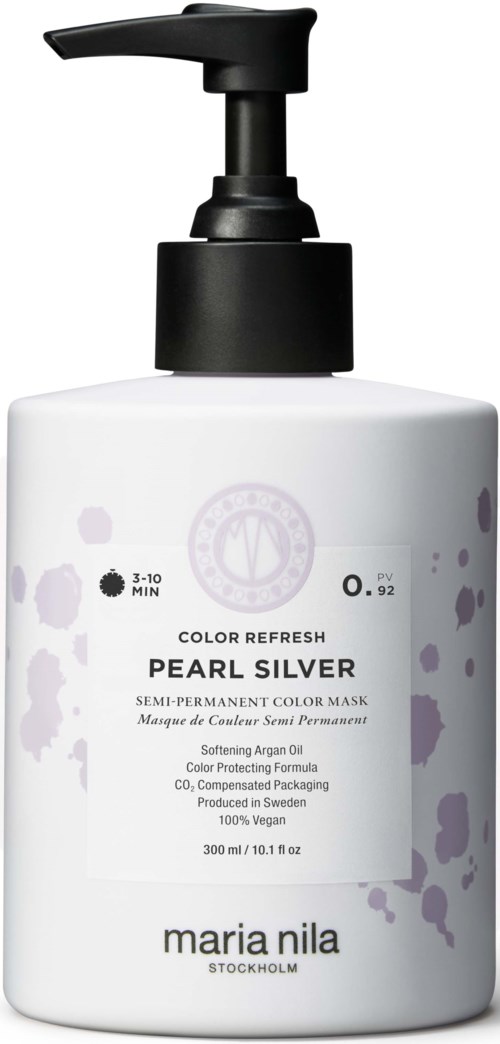 maria nila Colour Refresh Non-Permanent Colour Masque 0.92 Pearl Silver
