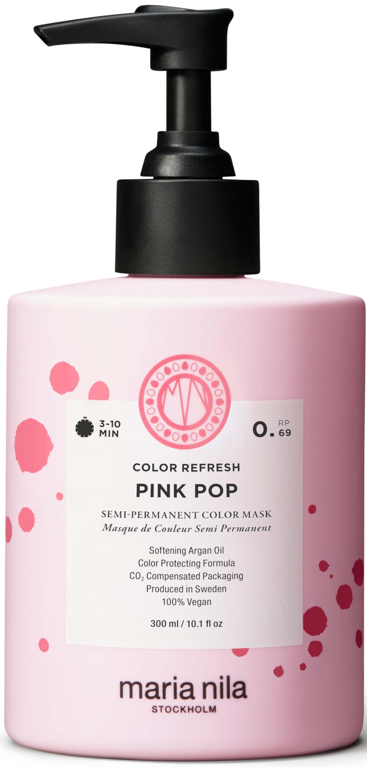maria nila Colour Refresh Non-Permanent Colour Masque 0.06 Pink Pop