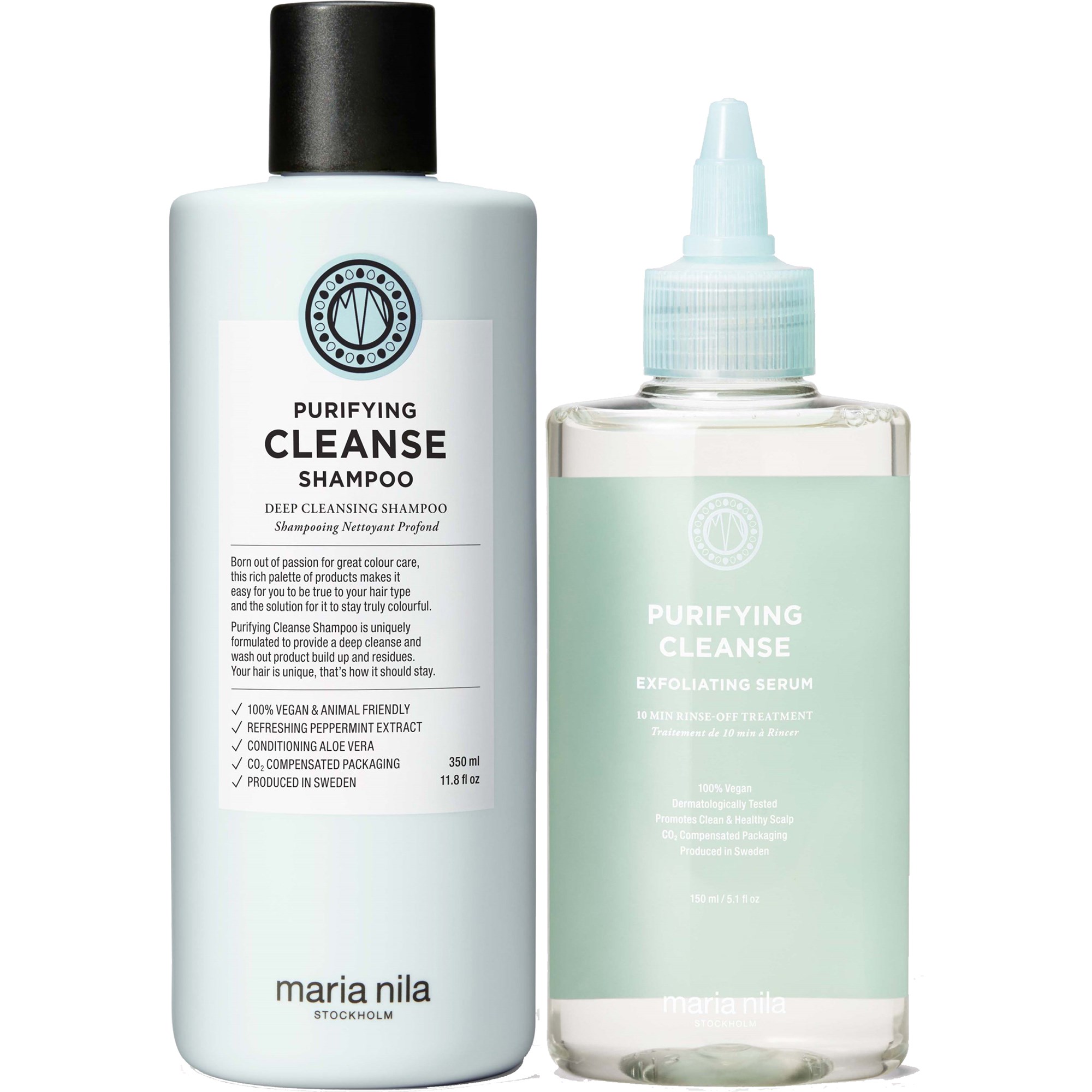 maria nila Purifying Cleanse Bundle Shampoo 350 ml & Serum 150 ml