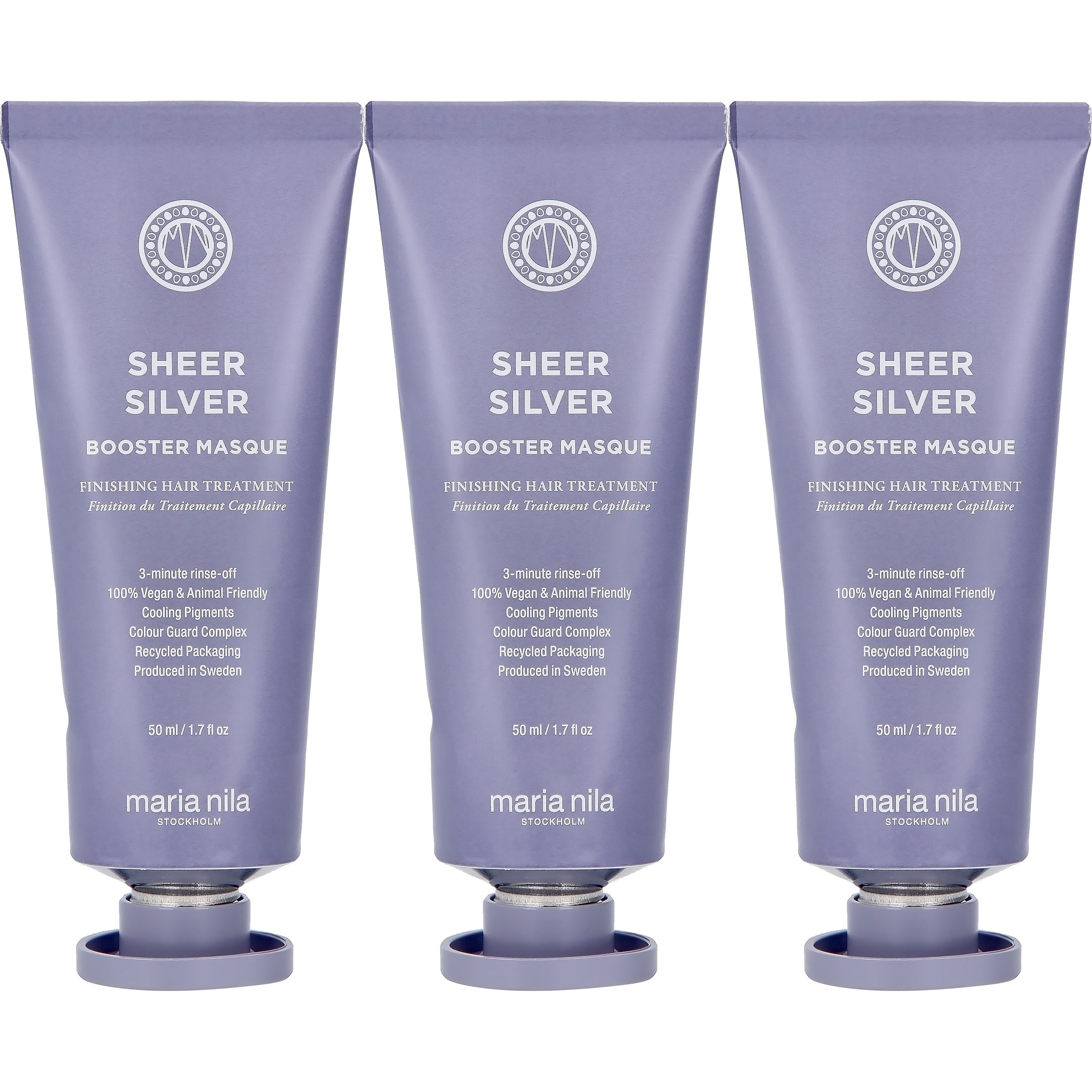 maria nila Sheer Silver Booster Masque 50 ml x 3