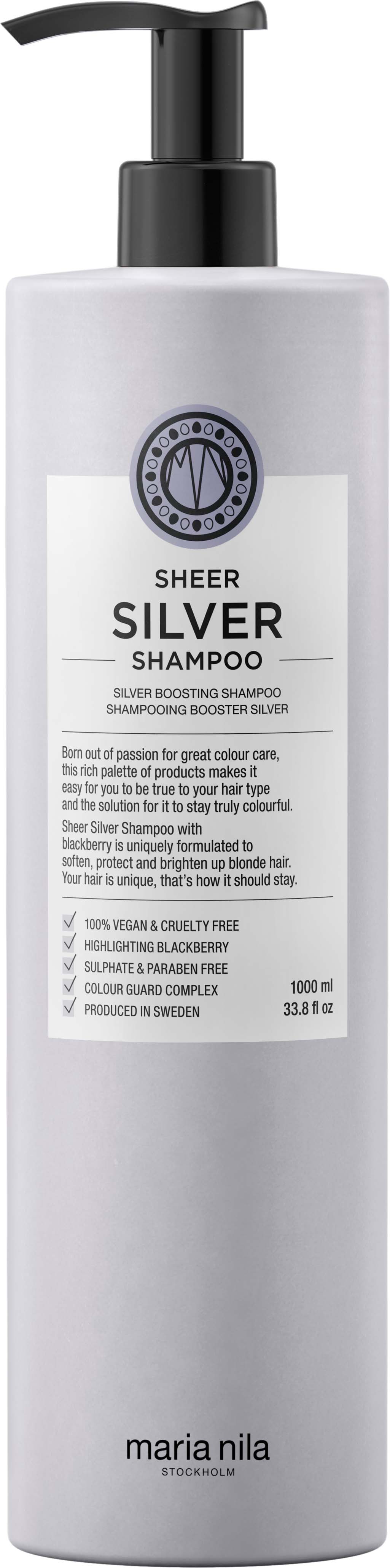 arv historie for eksempel maria nila Sheer Silver Shampoo 1000 ml | lyko.com