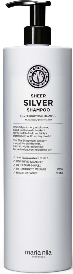Maria Nila Sheer Silver Shampoo  1000ml