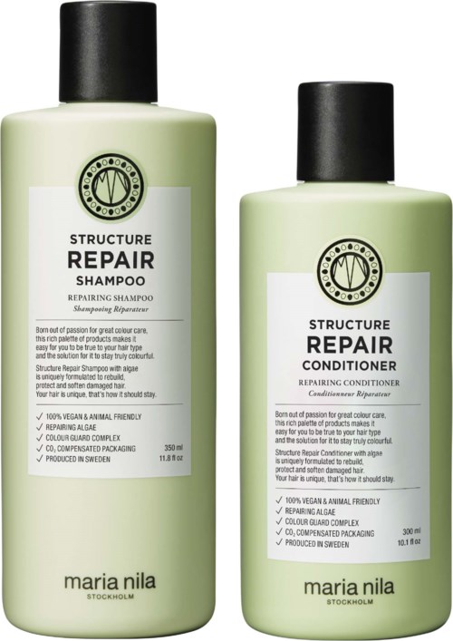 maria nila Structure Repair Bundle Shampoo 350 ml & Conditioner 300 ml