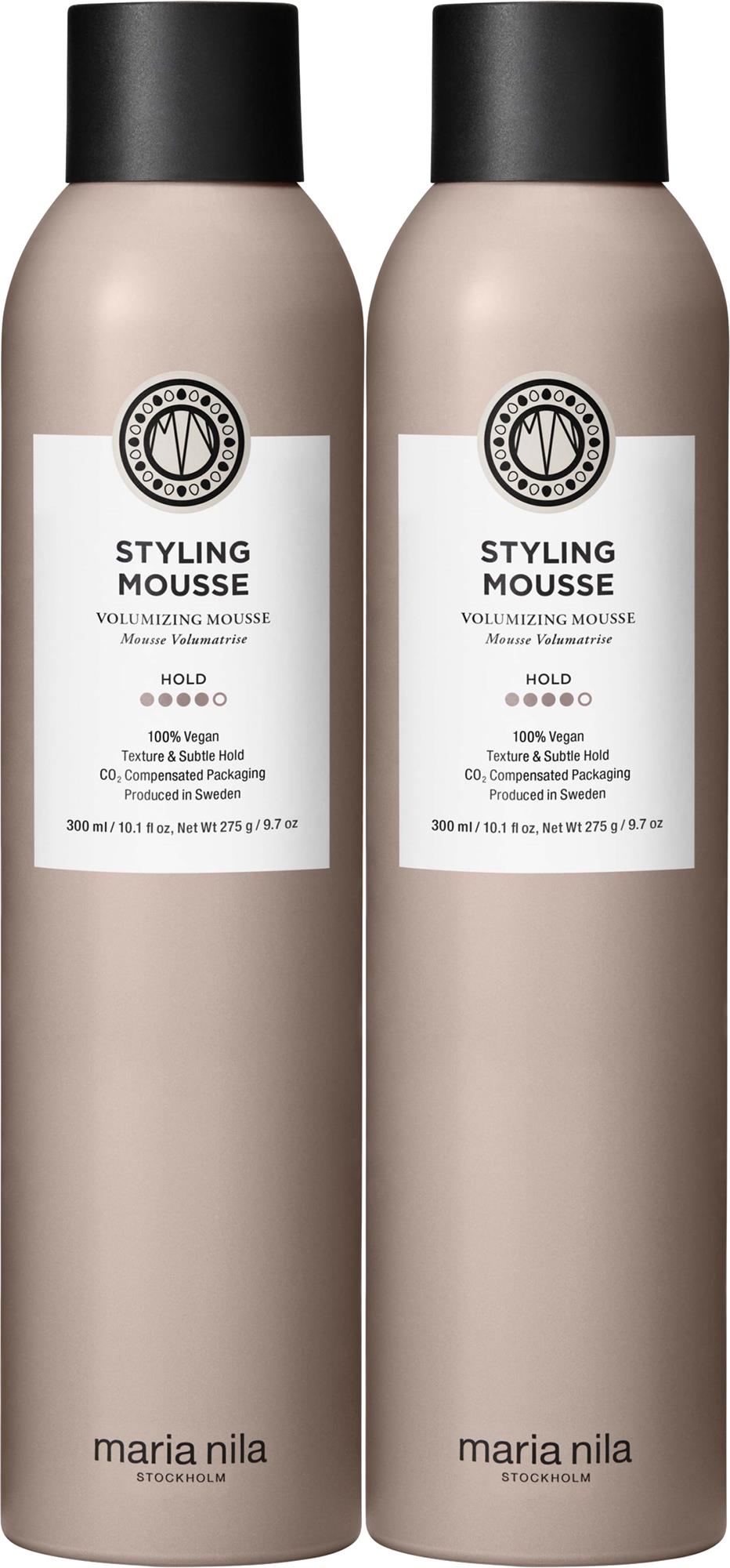 maria nila Style & Finish Styling Mousse 300 ml x 2