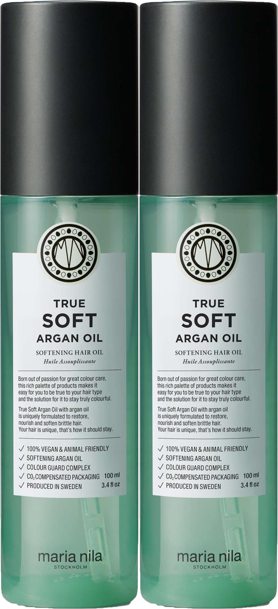 maria nila True Soft Argan Oil 100 ml x 2
