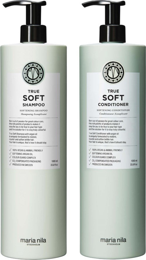 maria nila True Soft Bundle Shampoo 1000 ml & Conditioner 1000 ml