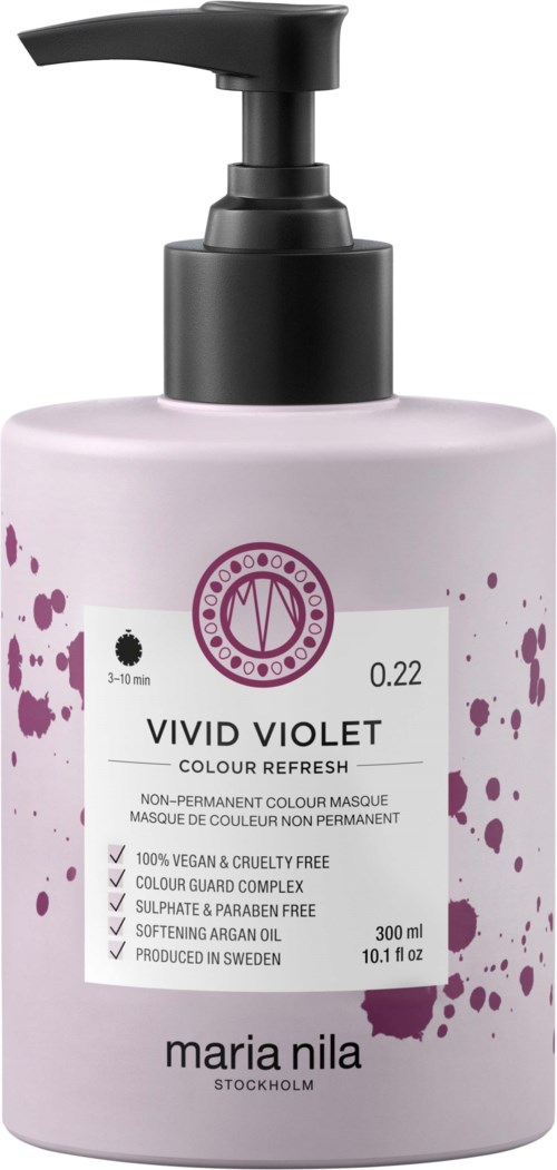 maria nila Colour Refresh Non-Permanent Colour Masque 0.22 Vivid Violet