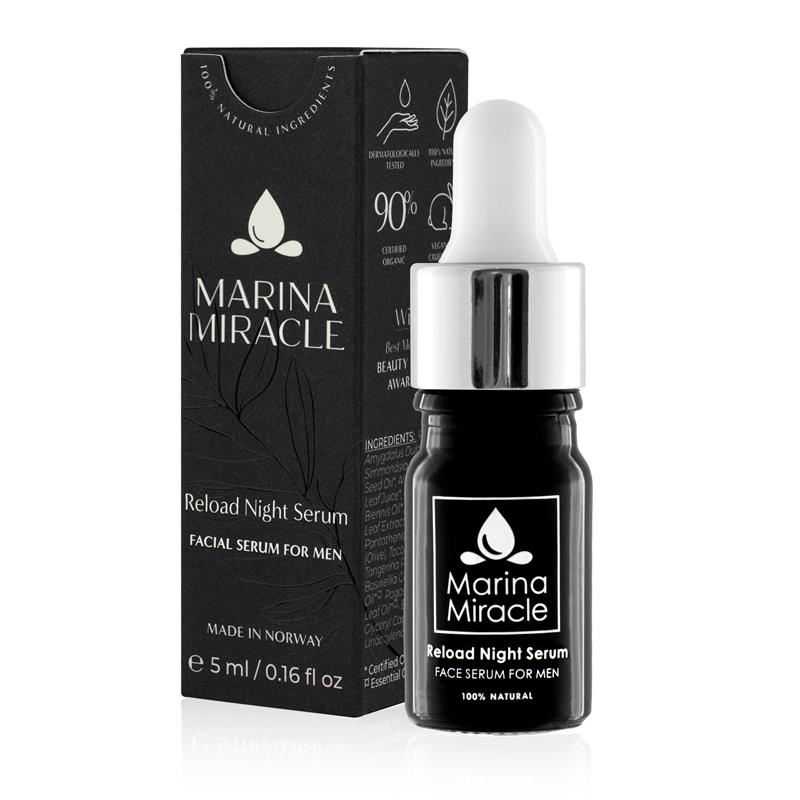 Marina Miracle Reload Night Serum Men -Travel size 5ml