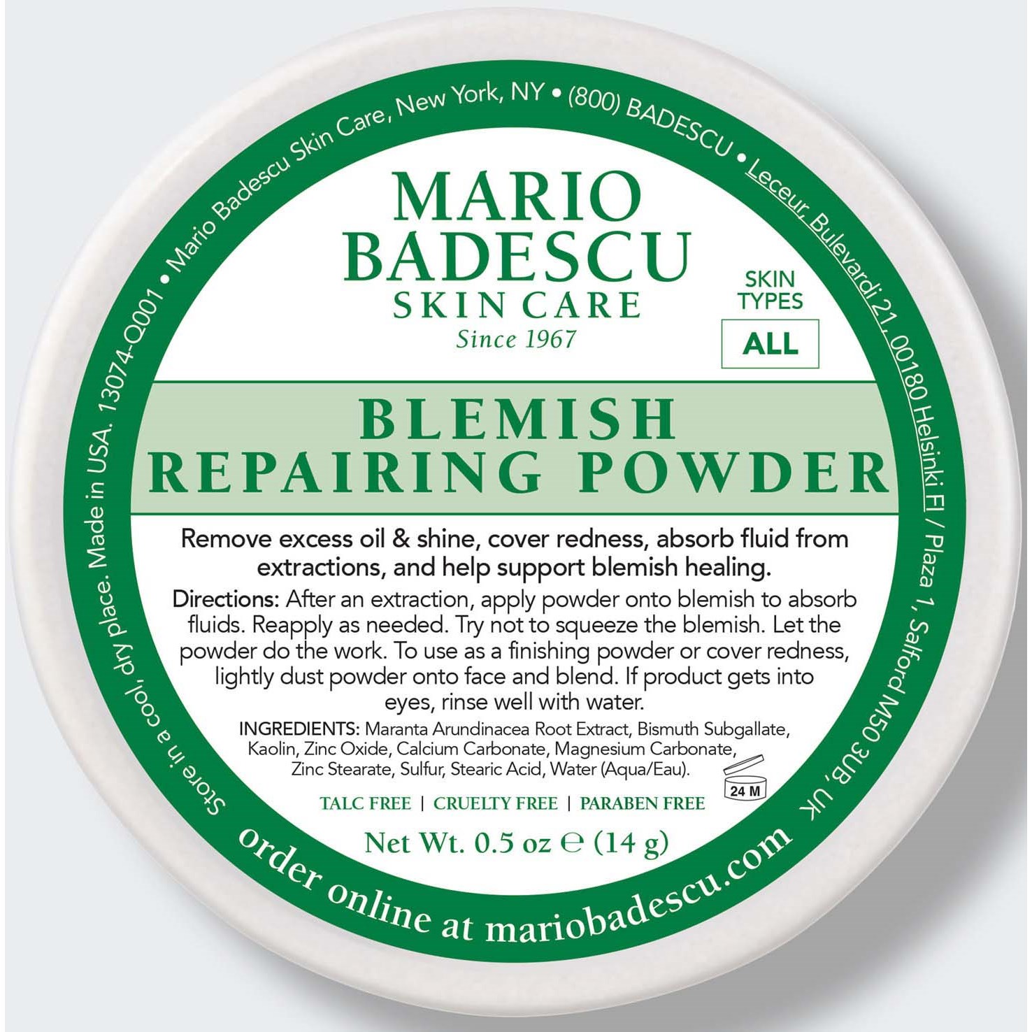 Mario Badescu Blemish Repairing Powder 14 g billede
