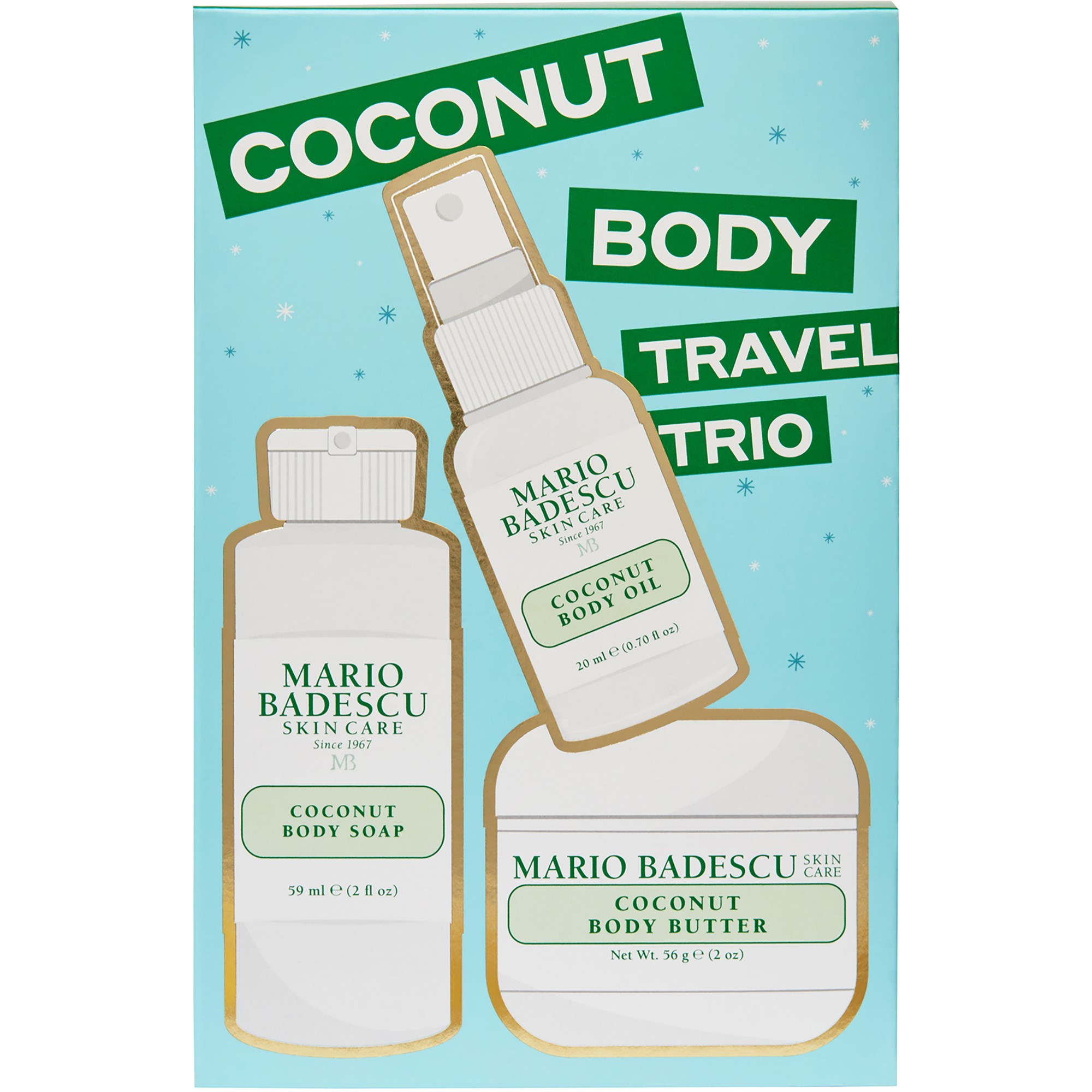 Mario Badescu Coconut Body Travel Trio