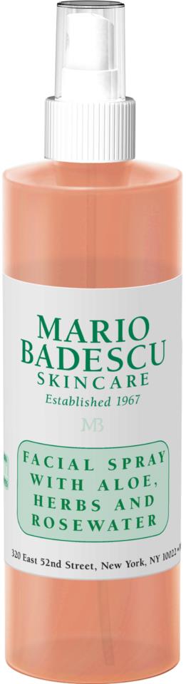 Mario Badescu Facial Spray W/ Aloe, Herbs & Rose  118ml