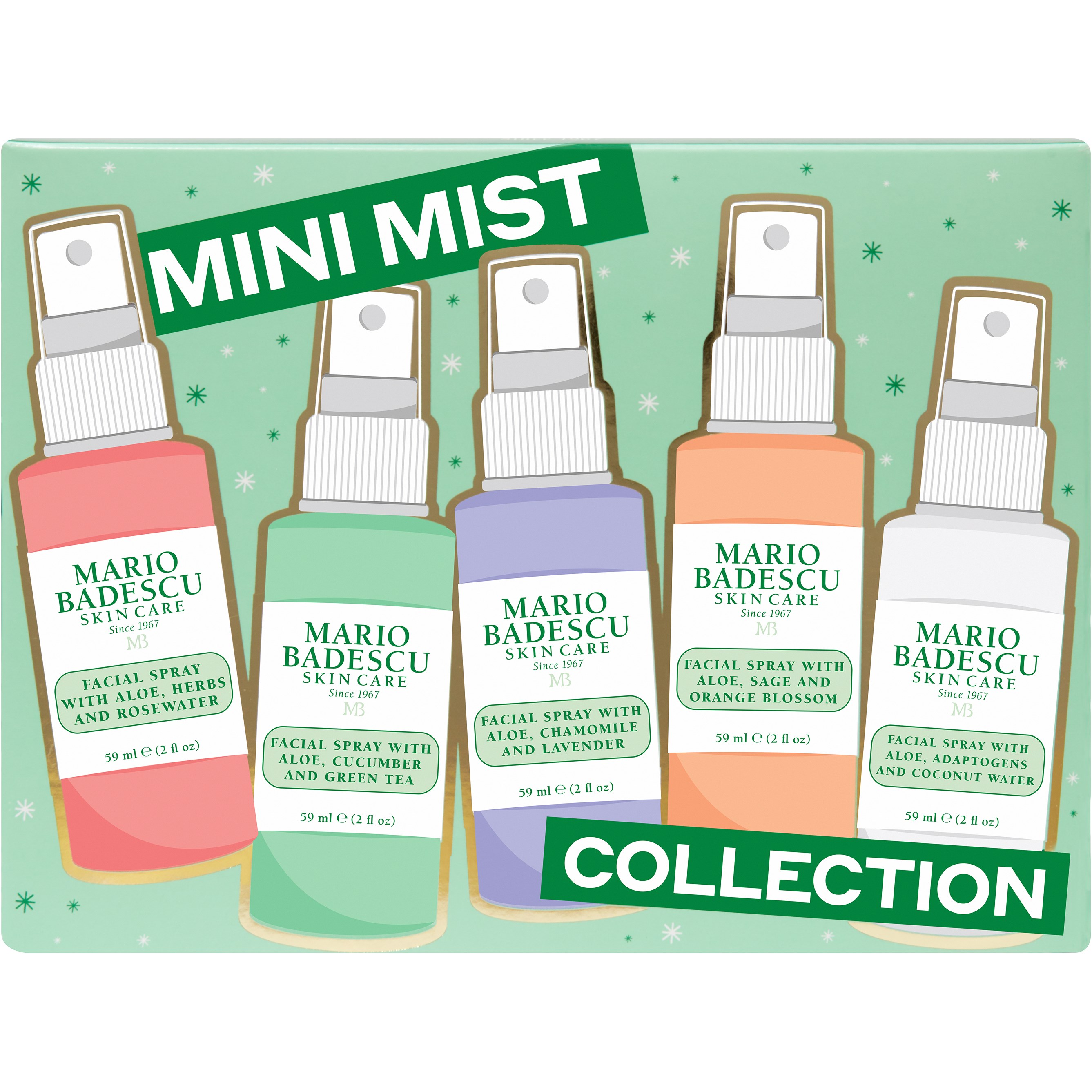 Mario Badescu Mini Mist Collection 5x59 ml - 295 ml