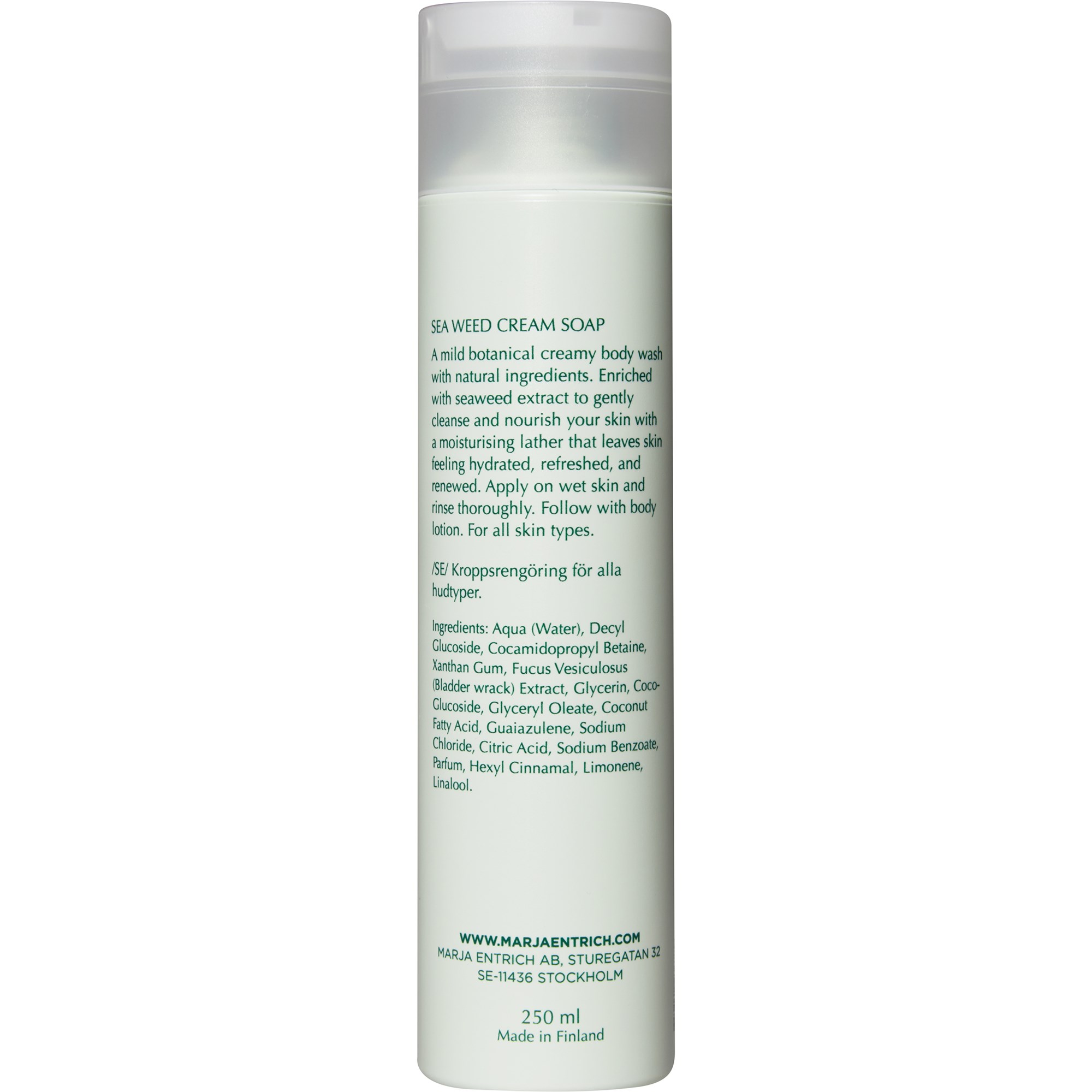 Marja Entrich Sea Weed Cream Soap 250 ml (obrázok 2)
