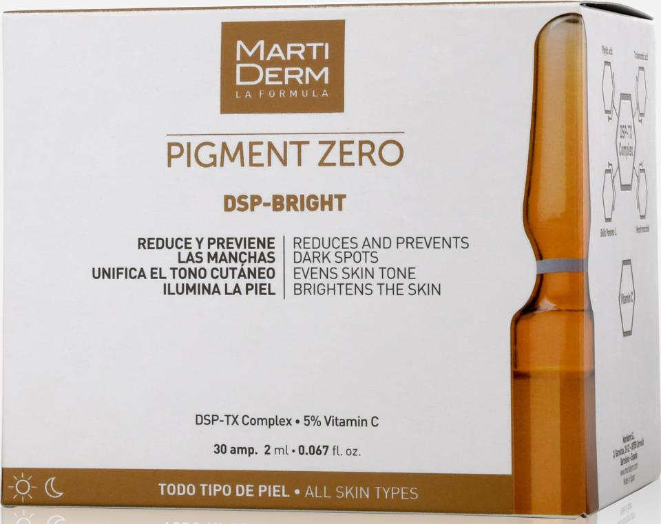 MartiDerm Pigment Zero Dsp Bright - 30 Ampoules 