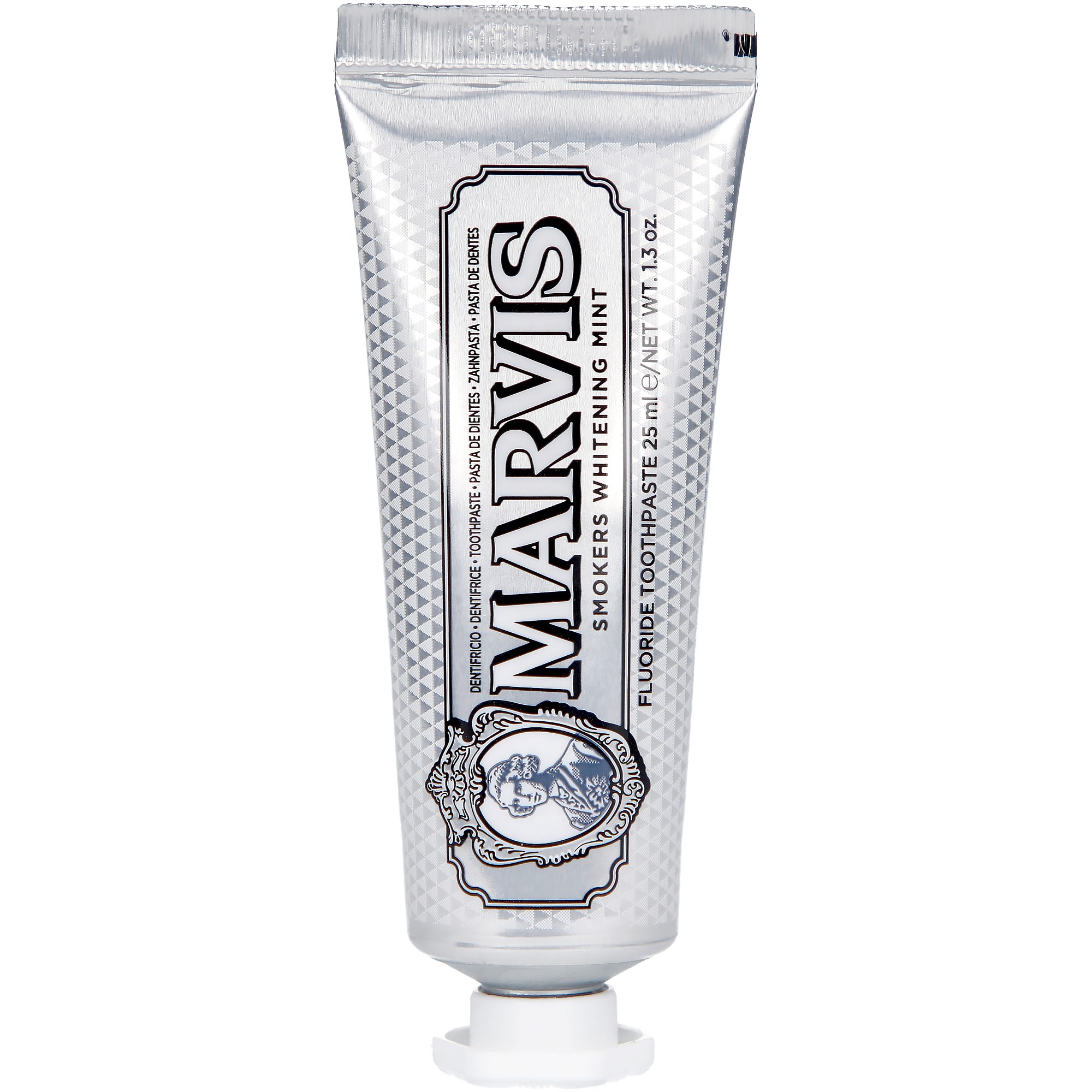 Marvis Whitening Mint for Smokers Tandpasta, Rejsestørrelse, 25 ml.