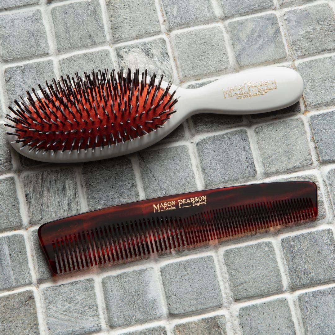 Mason Pearson Pocket Bristle & Nylon Dark Ruby (obrázok 3)
