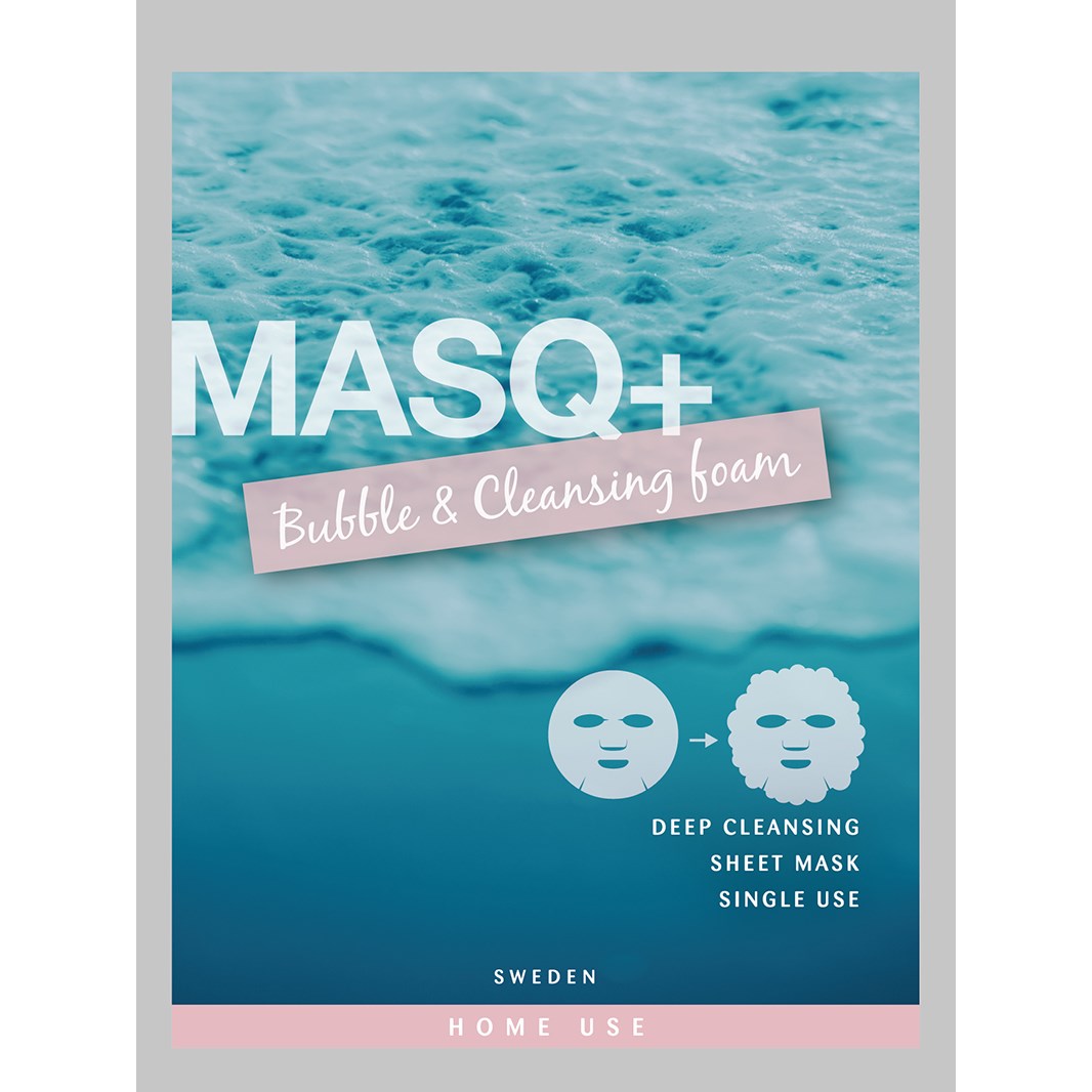 MASQ+ Bubble & Cleansing Foam Sheet Mask