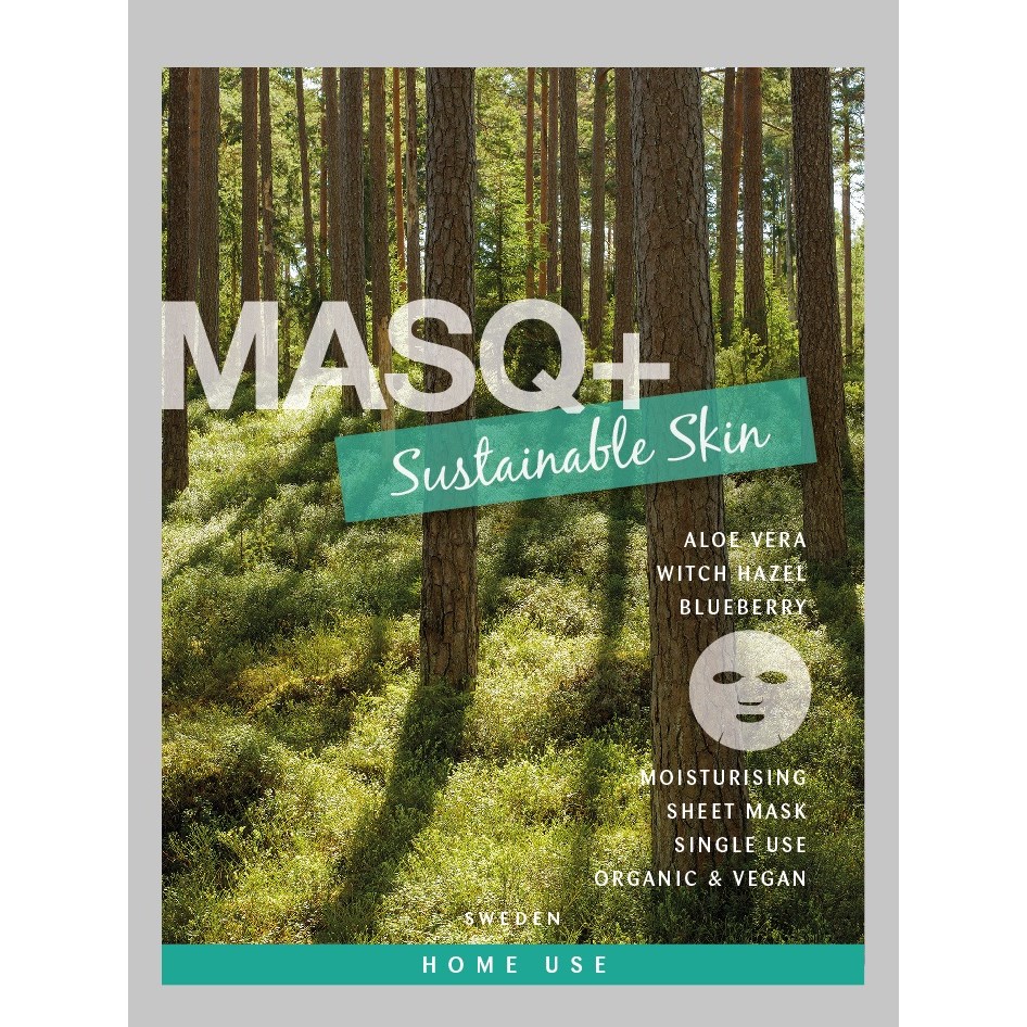 Bilde av Masq+ Sustainable Skin Sheet Mask 23 Ml