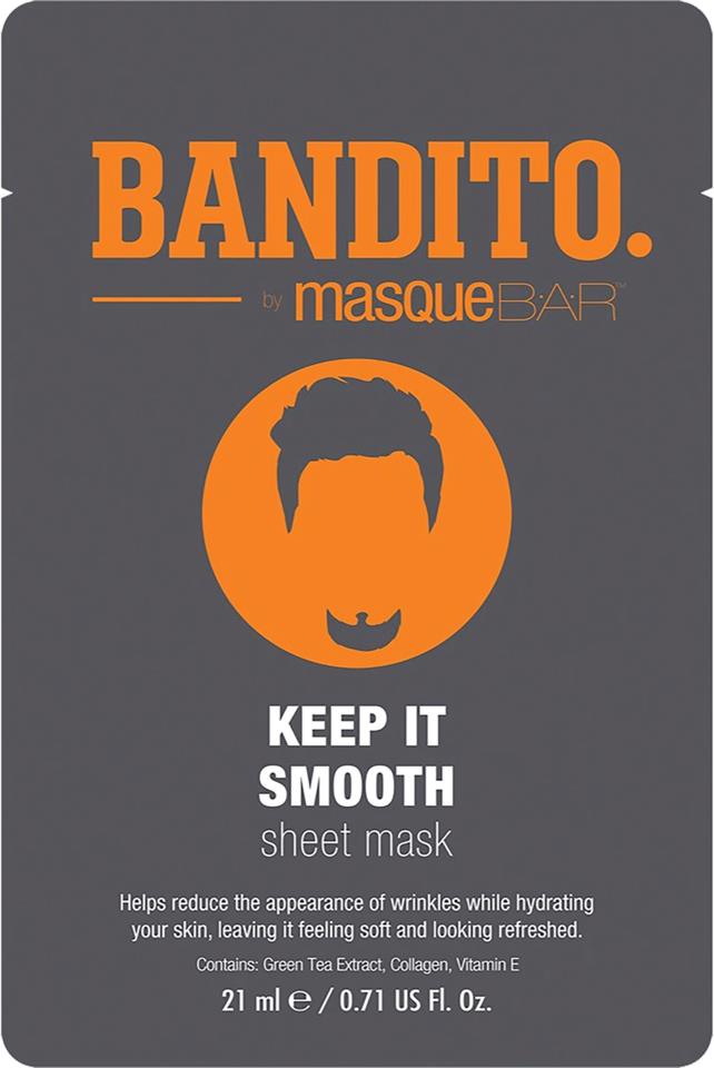 MasqueBar Bandito Keep It Smooth Sheet Mask