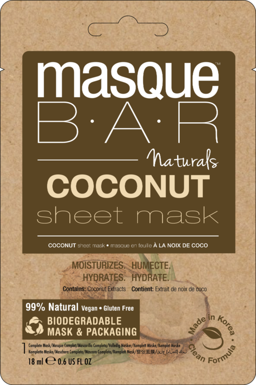 MasqueBar Naturals Coconut Sheet Mask 18 ml