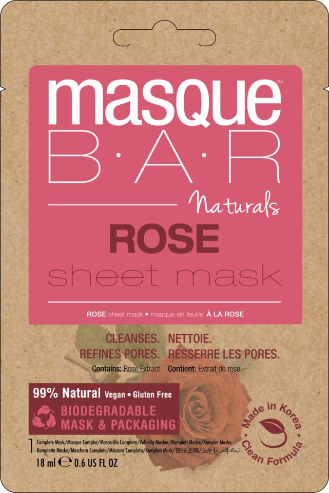 MasqueBar Rose Sheet Mask 18 ml