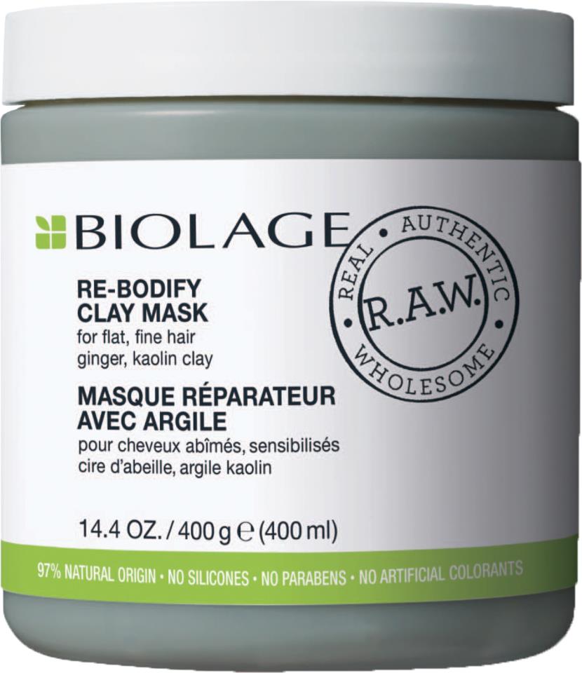 Matrix Biolage R.A.W. Uplift Re-bodify Clay Mask 400ml