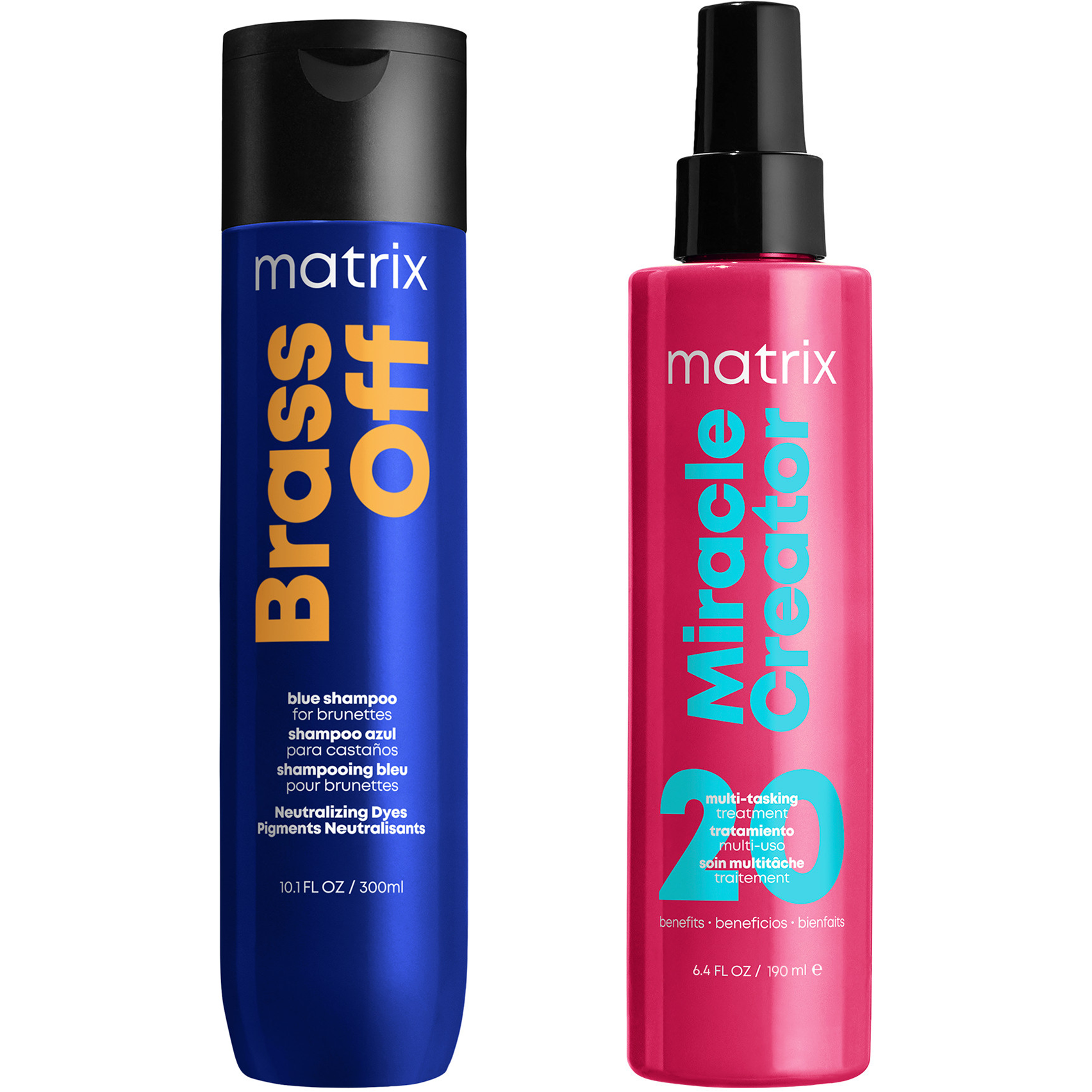 Bilde av Matrix Brass Off Shampoo & Miracle Creator