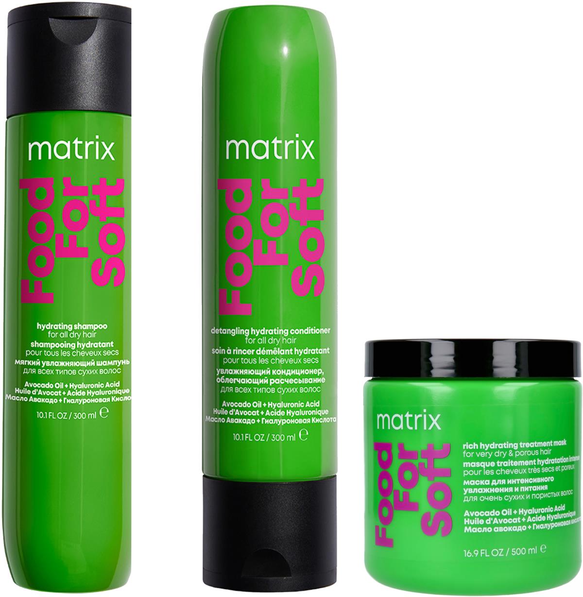 Matrix Food For Soft Routine with Mask