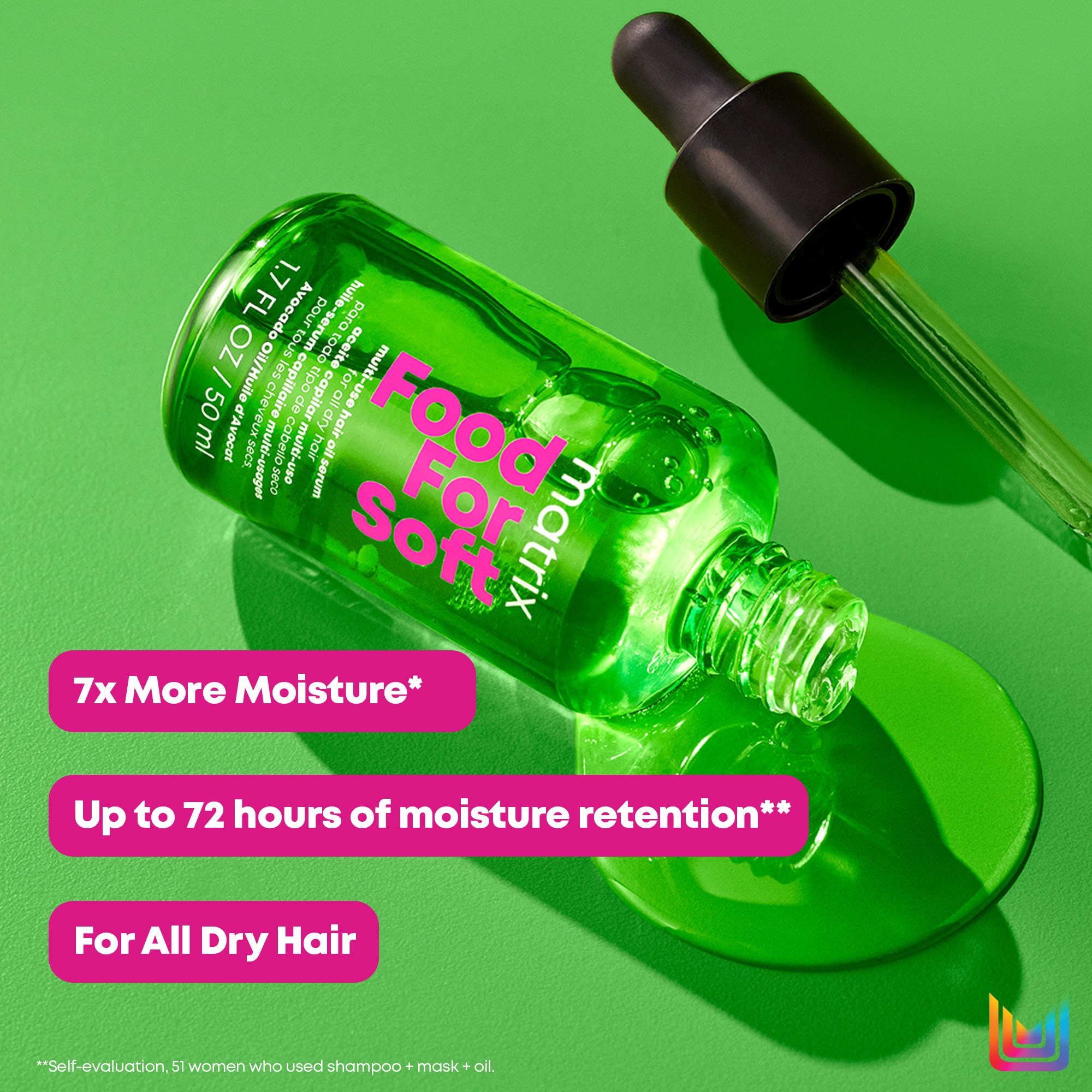 Matrix Food For Soft Multi-Use Hair Oil Serum 50 ml (obrázok 5)