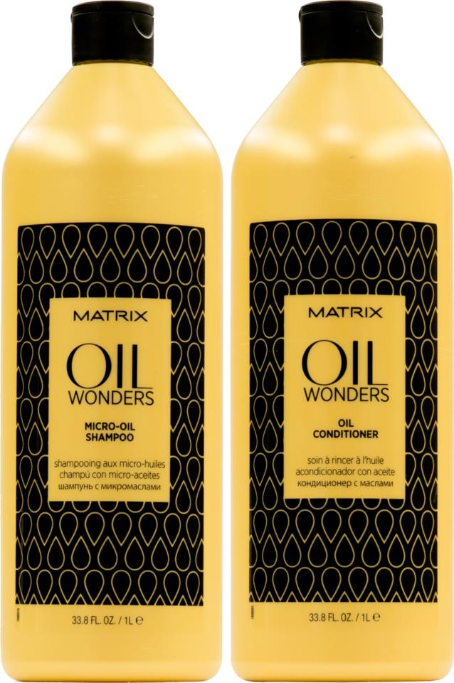 Matrix Oil Wonders Shampoo 1L & Conditioner 1L