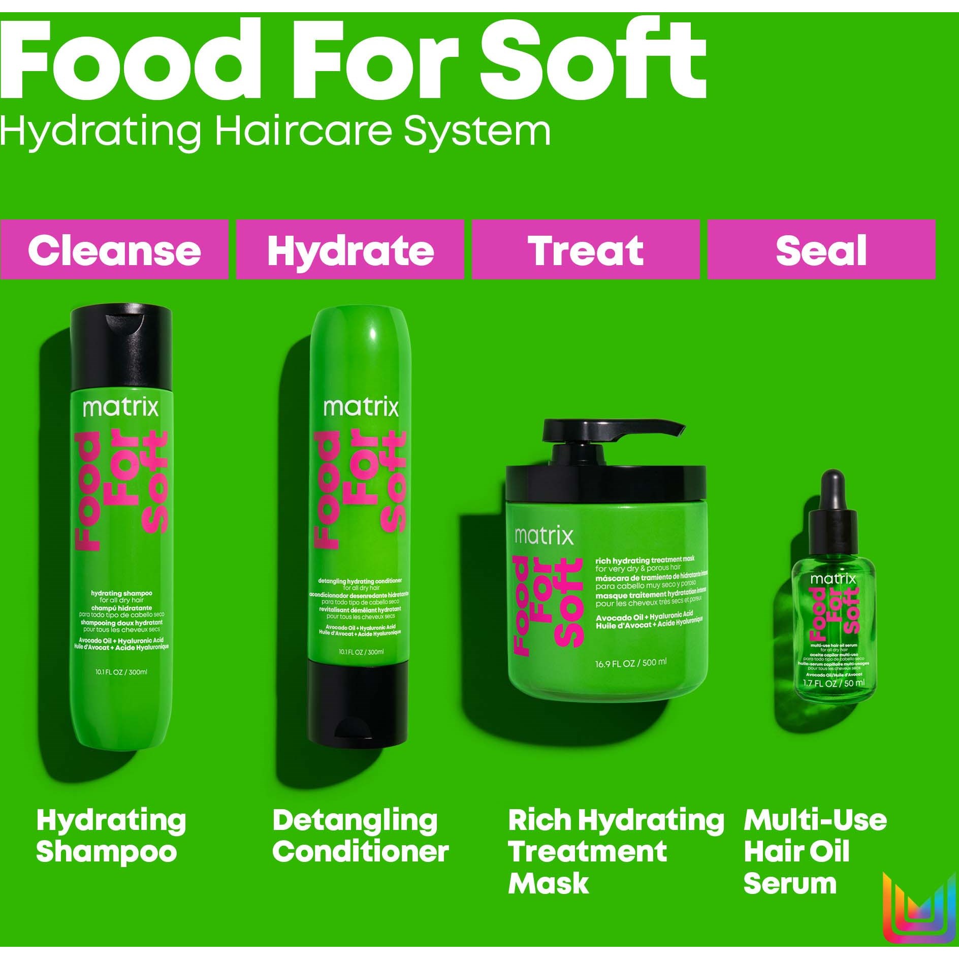 Matrix Food For Soft Rich Hydrating Treatment Mask 500 ml (obrázok 7)