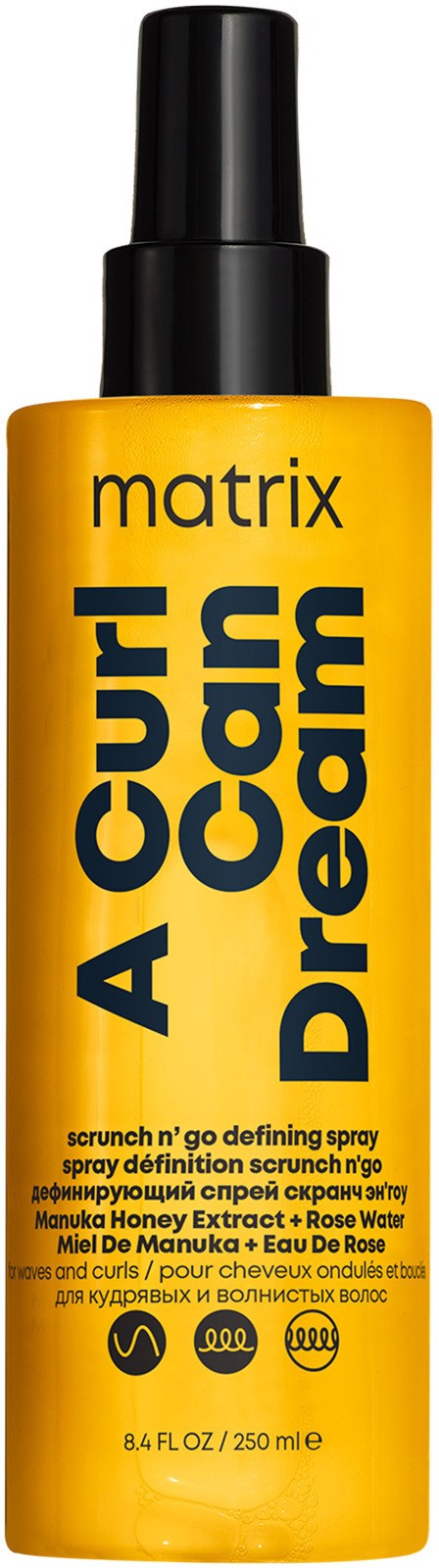 Matrix A Curl Can Dream Scrunch N' Go Defining Spray 250 ml