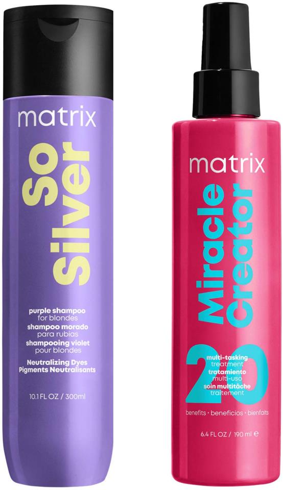 Matrix So Silver Shampoo & Miracle Creator